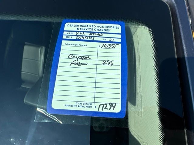 2021 Volkswagen Atlas 3.6L V6 SE w/Technology R-Line
